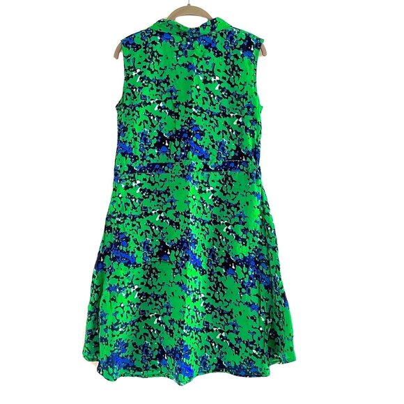 Nué Notes Green Print Koda Cotton Dress - Picture 4 of 12